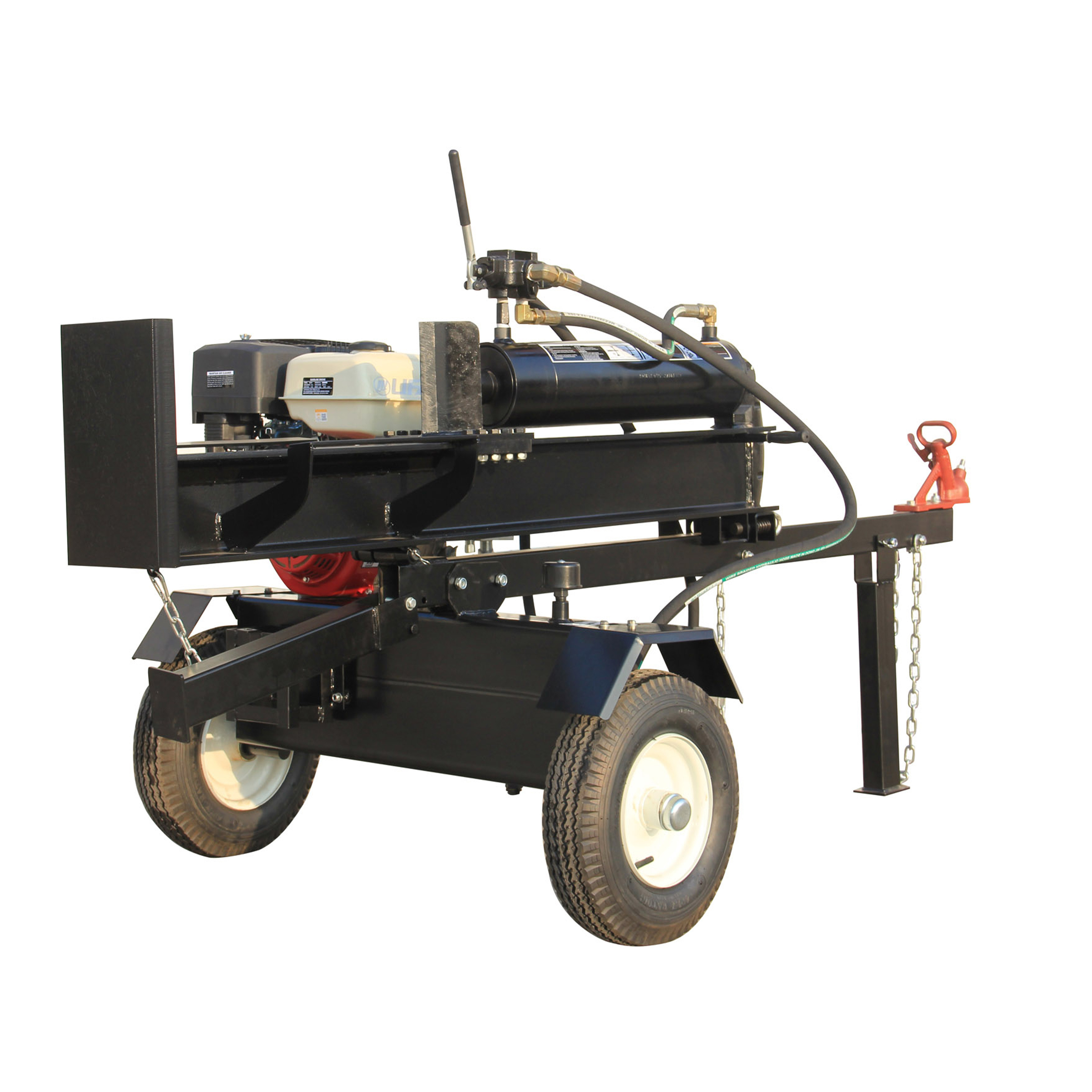 iron and oak pto 40tons yard hydraulic 22stage 2stage pump outdoor power equipment machine wood log splitter parts wood splitter