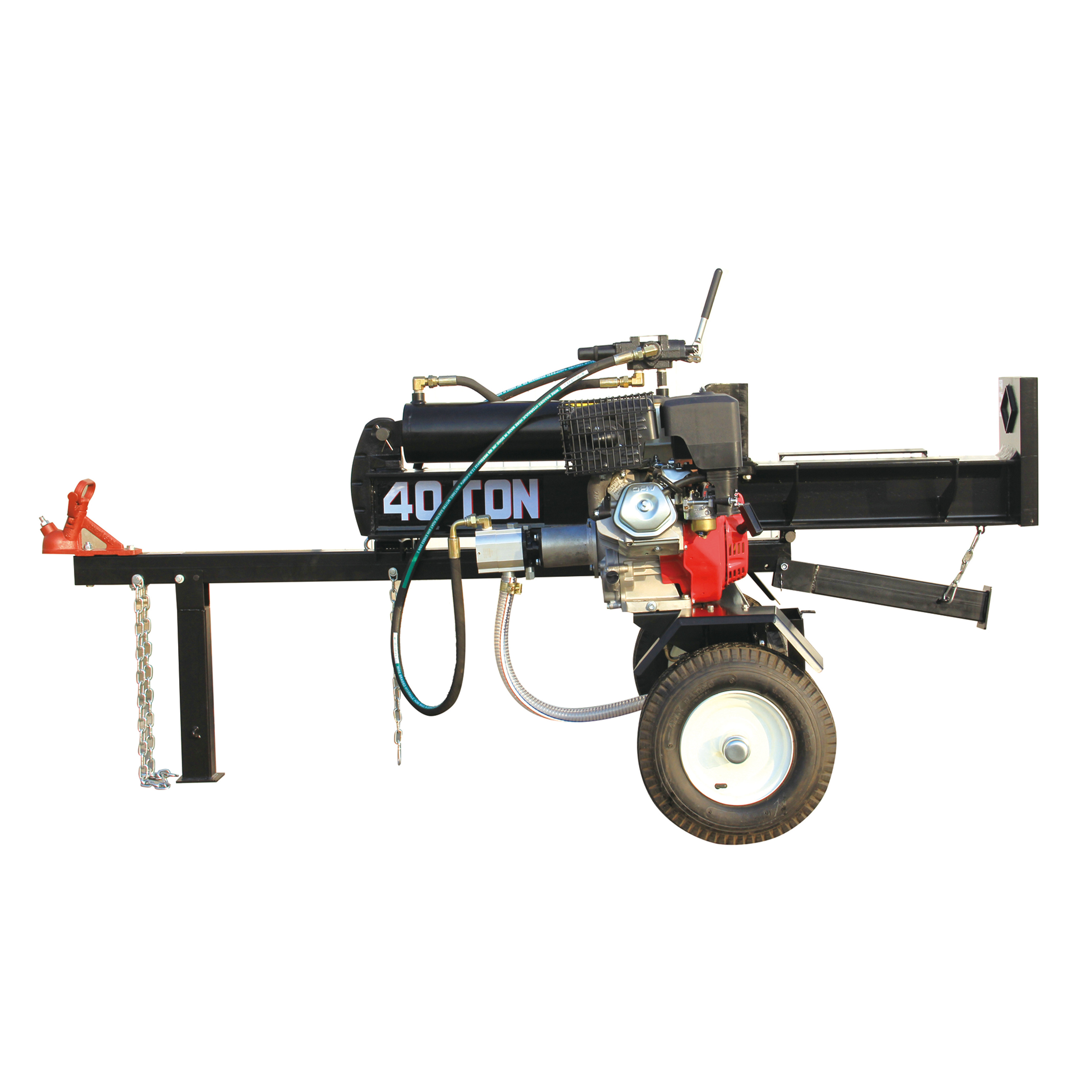 iron and oak pto 40tons yard hydraulic 22stage 2stage pump outdoor power equipment machine wood log splitter parts wood splitter