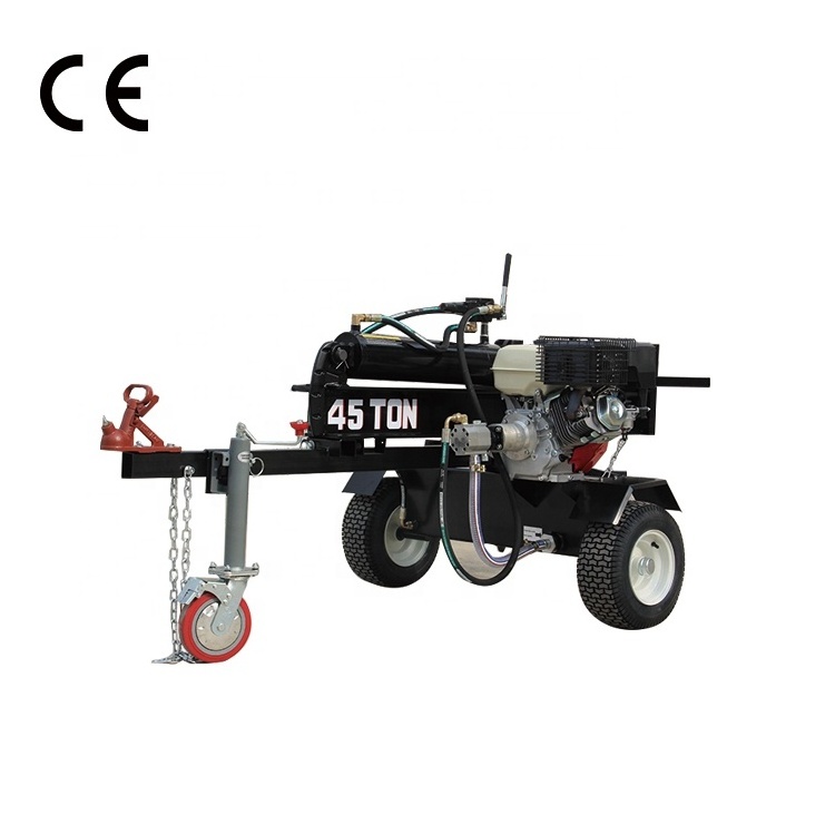 25ton, 30ton,45ton gas woodsplitter electric fire wood 50 ton diesel automatic cutter machine excavator bit logs wood splitter