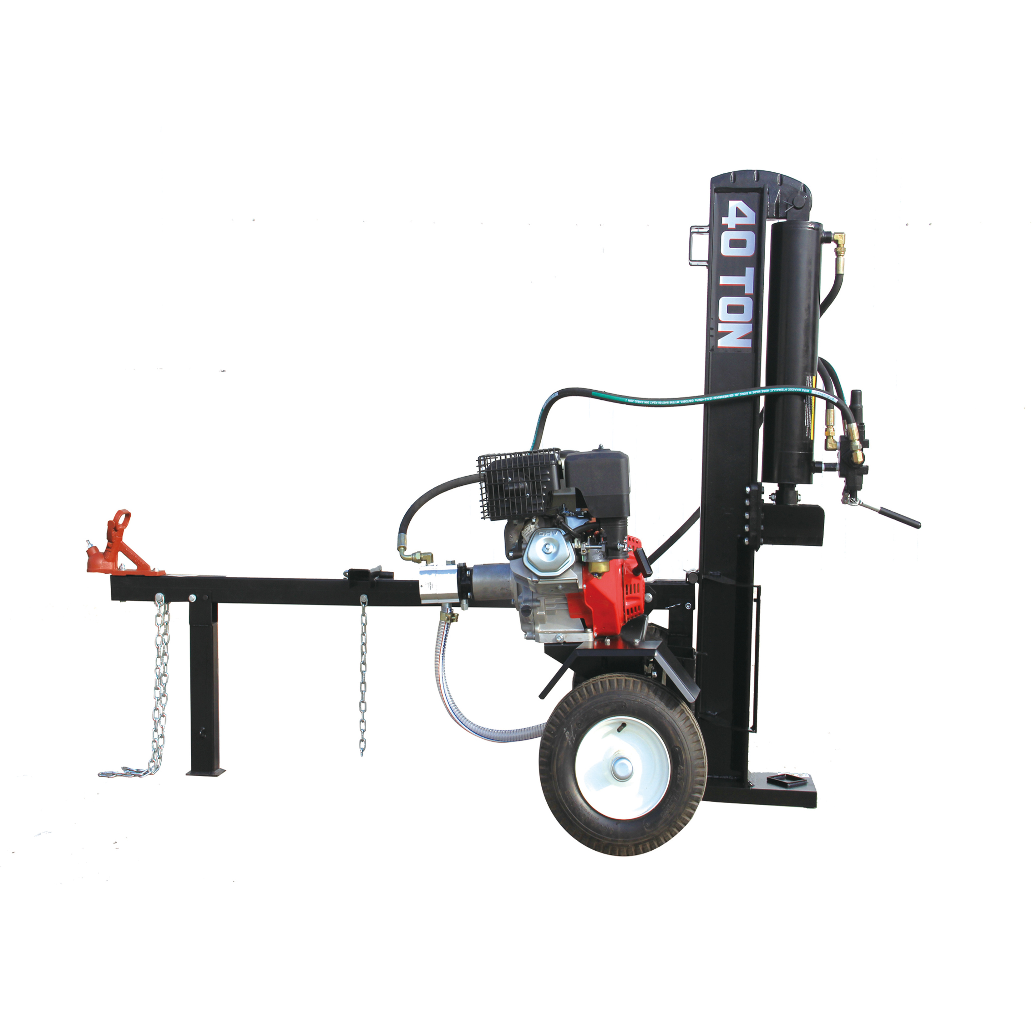 iron and oak pto 40tons yard hydraulic 22stage 2stage pump outdoor power equipment machine wood log splitter parts wood splitter