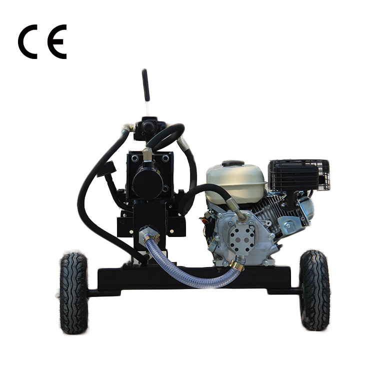 horizontal chopper machine 45 ton with lift firewood tree harvester wedge cutter vertical hydraulic valve for log splitter