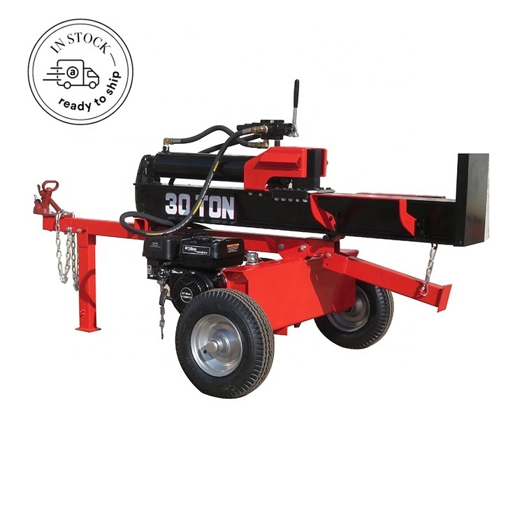 42 45t 40t 40 ton tonne automatic hydraulic cuts wood two stage pump gasoline valve electric logsplitter vertical log splitter