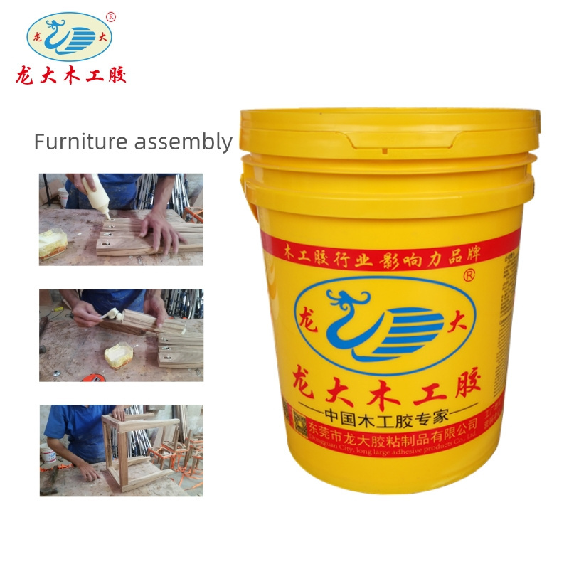 Water-based single-component adhesive Solvent resistant woodworking adhesive used for cold-pressed wood veneer assembly glue