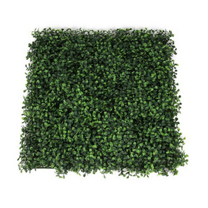 Plastic Artificial Boxwood Wall Milan Grass Panel Plant Green Wall for Decoration