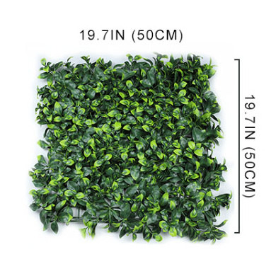 Anti-UV Artificial Green Panels Boxwood Hedge Plants