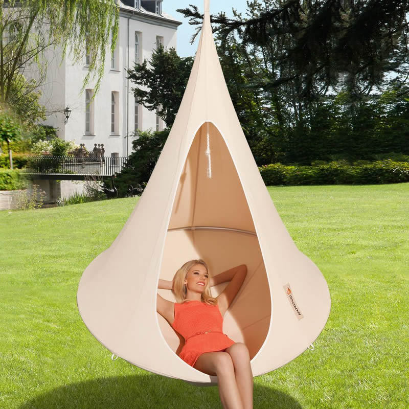 Outdoor Camping Waterproof Leisure Hanging Sofa Tent Swing Hammock Hanging Chair Patio Furniture