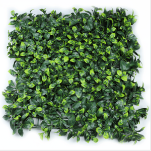 Anti-UV Artificial Green Panels Boxwood Hedge Plants