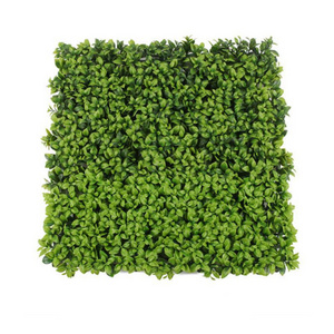 UV Proof Natural Faux Wedding Backdrop Decoration Green Grass Panels Artificial Moss Wall Mat