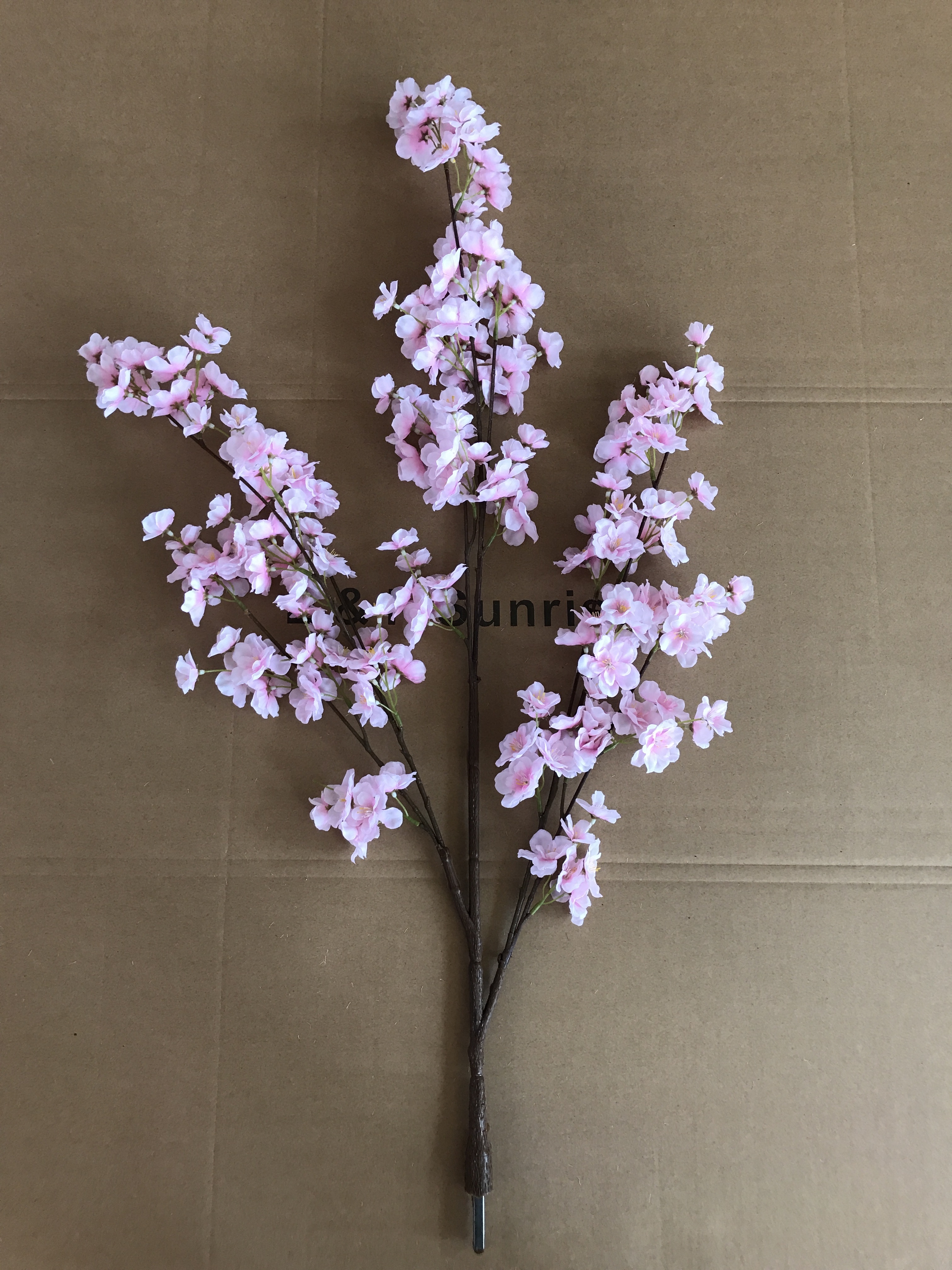 Ornament silk wedding trees artificial big cherry blossom flower tree centerpiece for wedding table