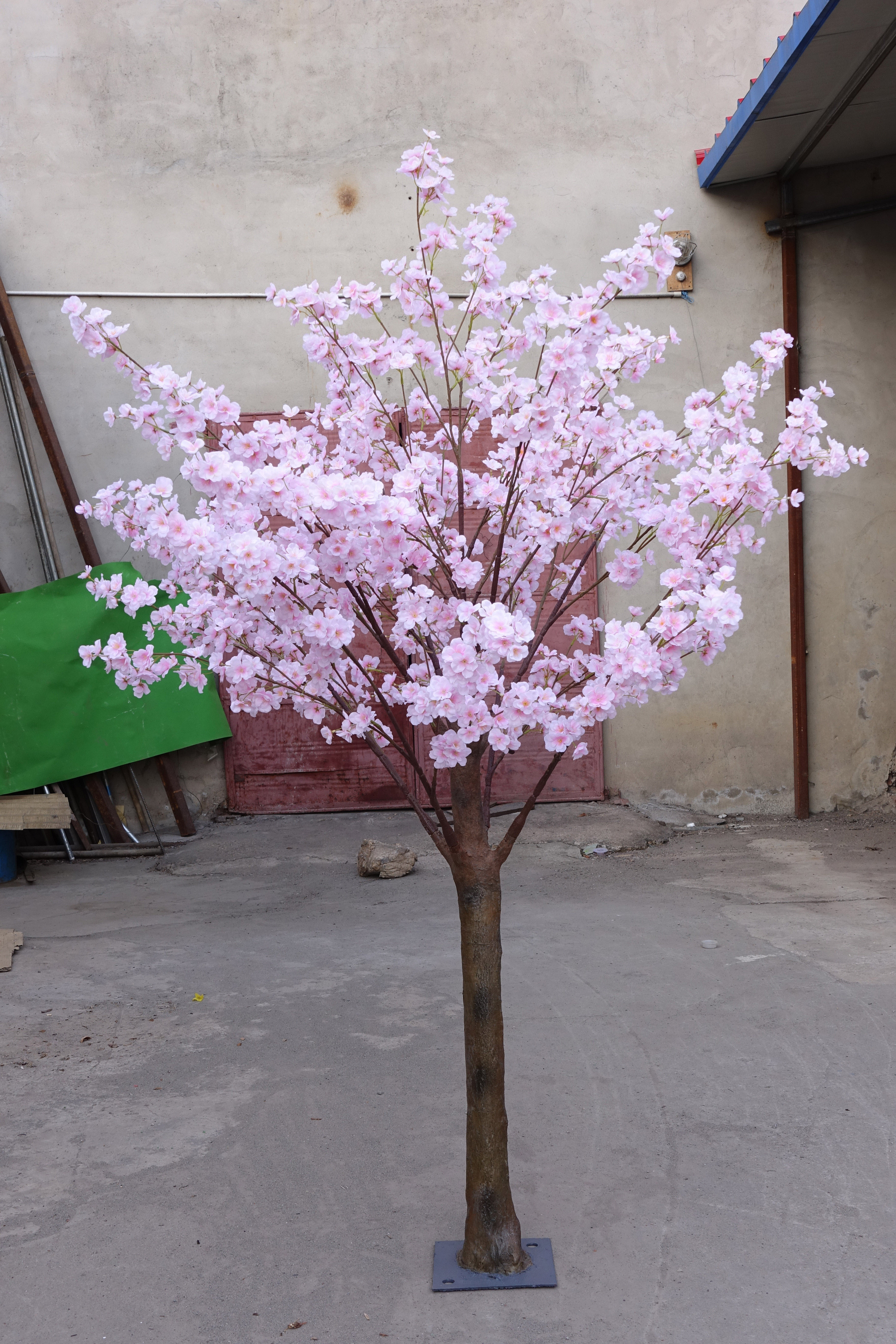 Ornament silk wedding trees artificial big cherry blossom flower tree centerpiece for wedding table