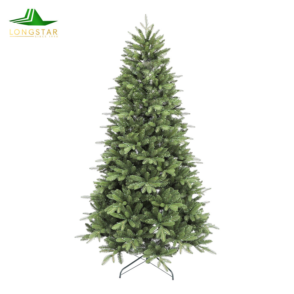 5ft 6ft 7ft Twig Slim Favorable Price PVC Artificial LED Lighted Traditional Green Christmas Tree