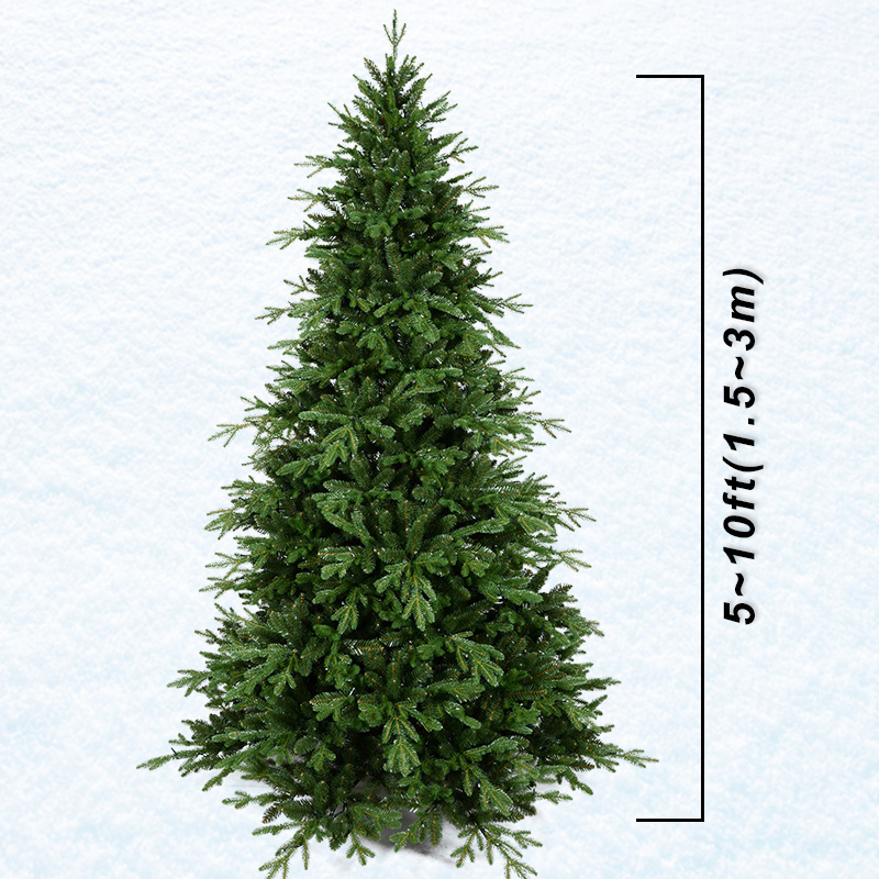 Indoor Artificial Christmas Pine Tree  PVC PE Christmas Tree 5ft 6ft 7ft Xmas Tree