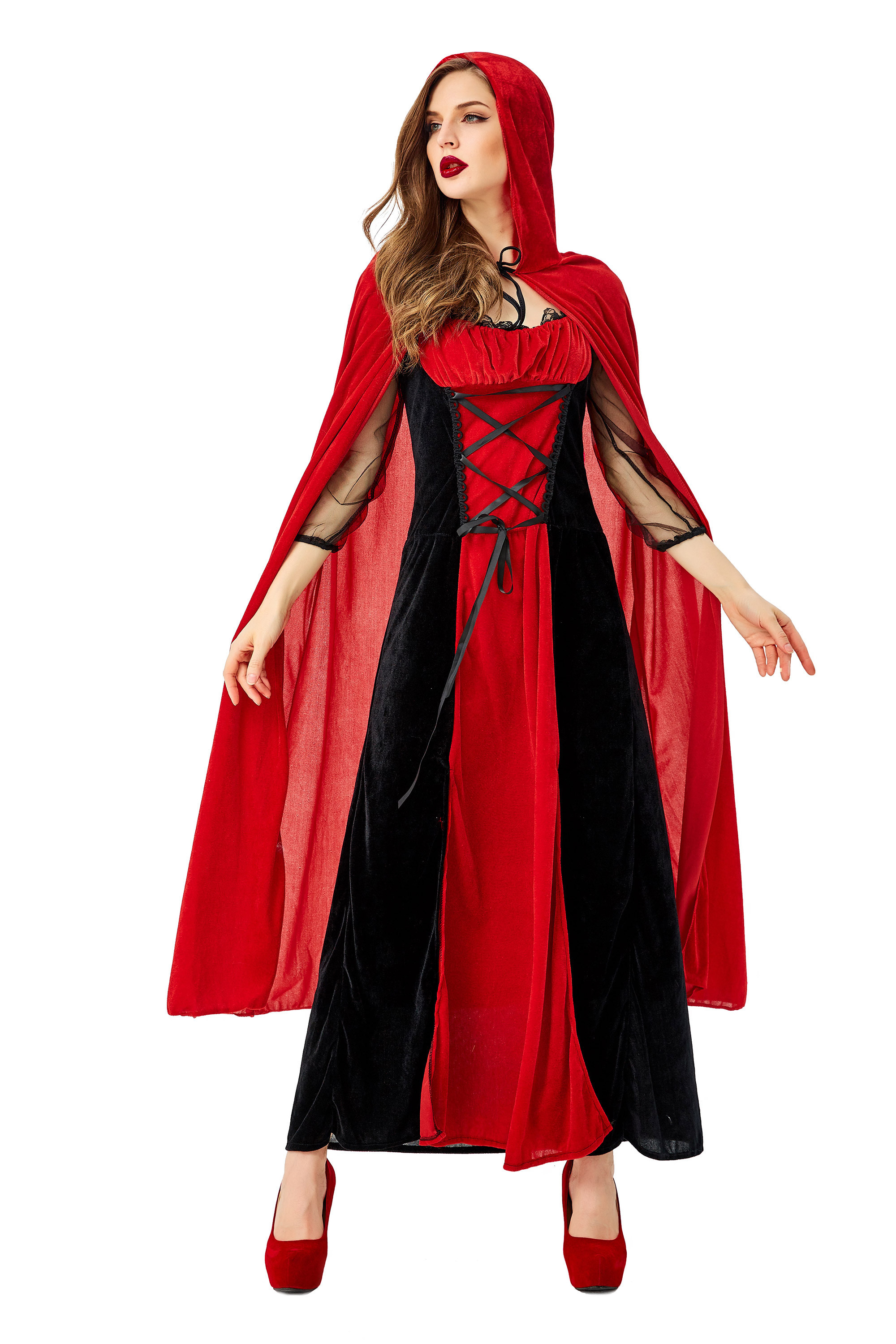 Sexy Vampire Dracula Disfraces Adult Woman Costume Halloween Female Halloween Costume for Cosplay Use