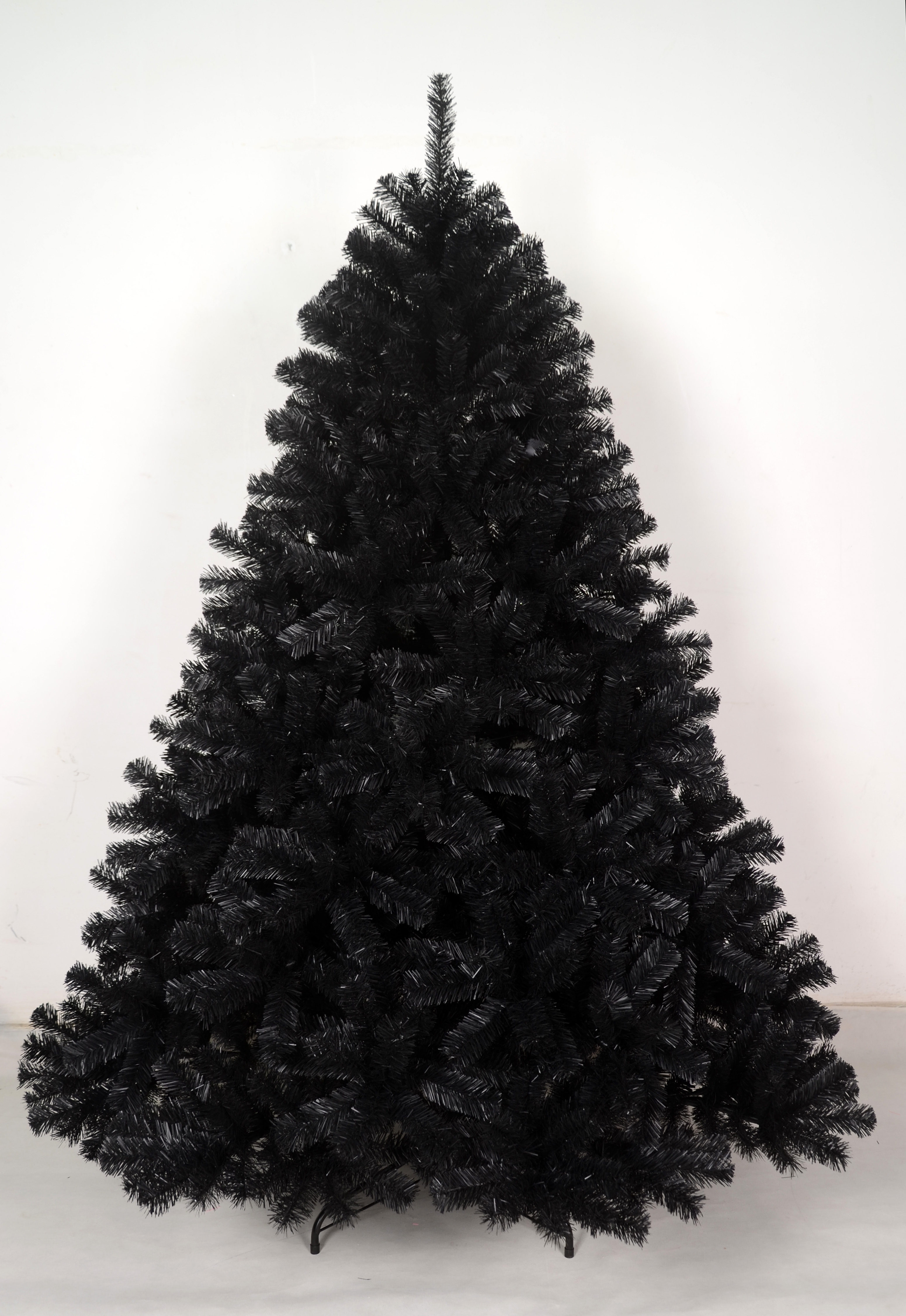 2023 High Quality Artificial Colorful  Pink Blue Black Yellow Prelit Full PVC Christmas Trees