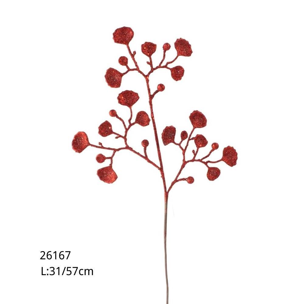 Artificial Small Red Berry Picks Indoor Outdoor Autumn Decoration Cuttings Branches Topper Christmas Tree Decorations