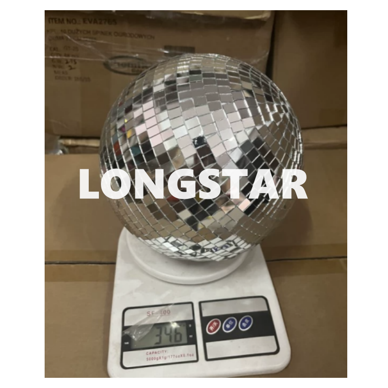 Wholesale Shatterproof Sliver Disco Custom Party Gift Mirror Ball Disco Christmas Balls For Hanging Decoration