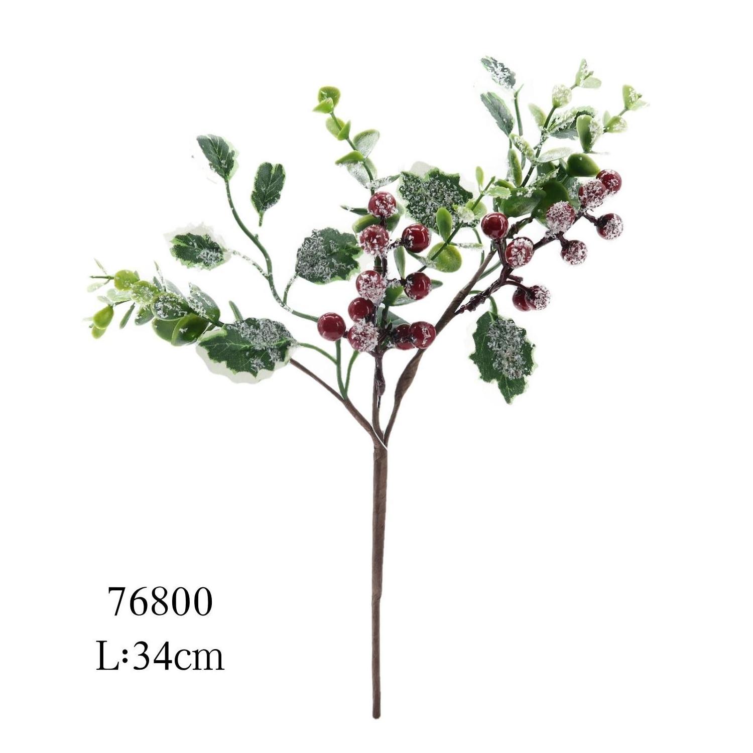 Artificial Small Red Berry Picks Indoor Outdoor Autumn Decoration Cuttings Branches Topper Christmas Tree Decorations