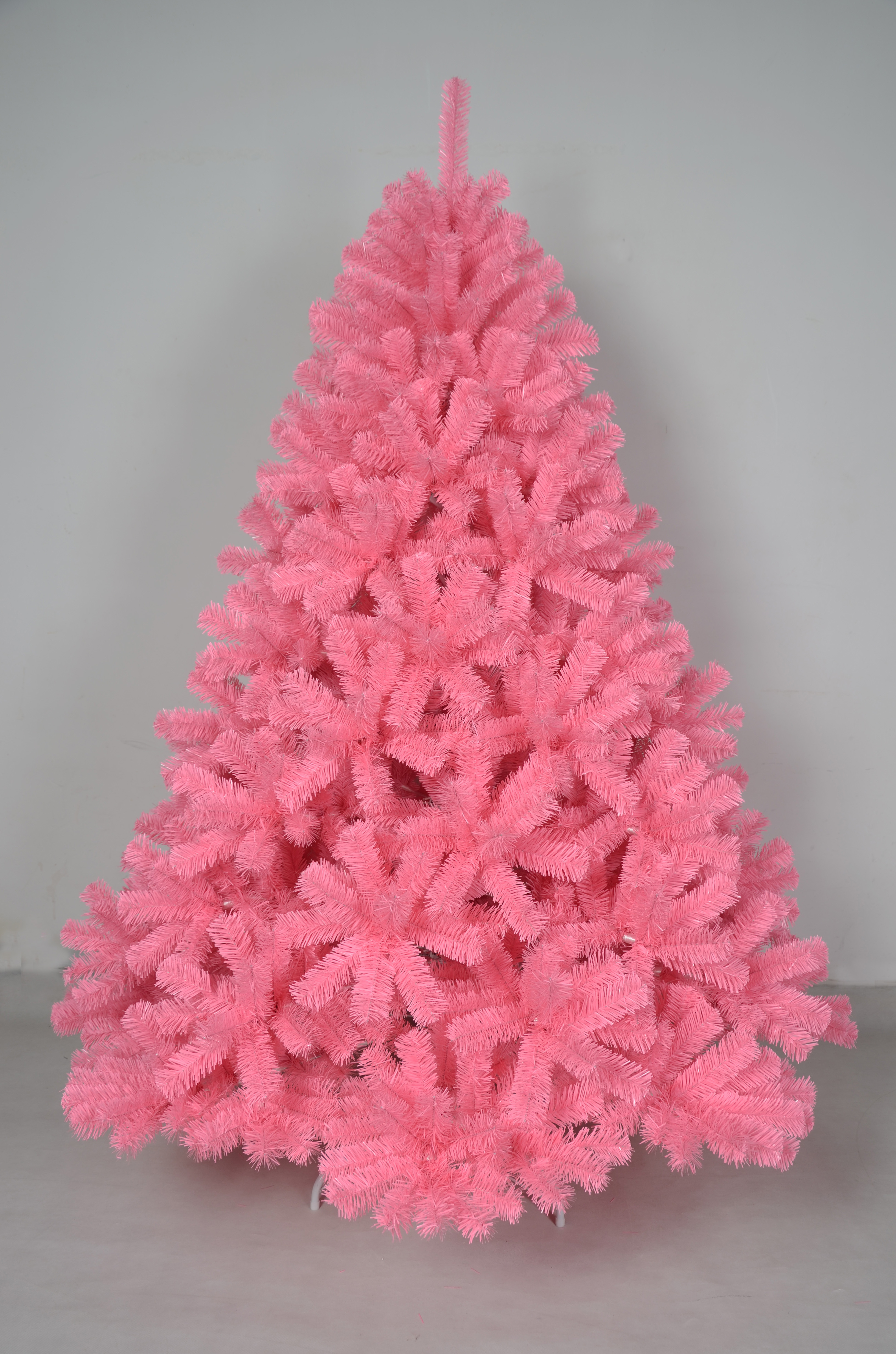 2023 High Quality Artificial Colorful  Pink Blue Black Yellow Prelit Full PVC Christmas Trees