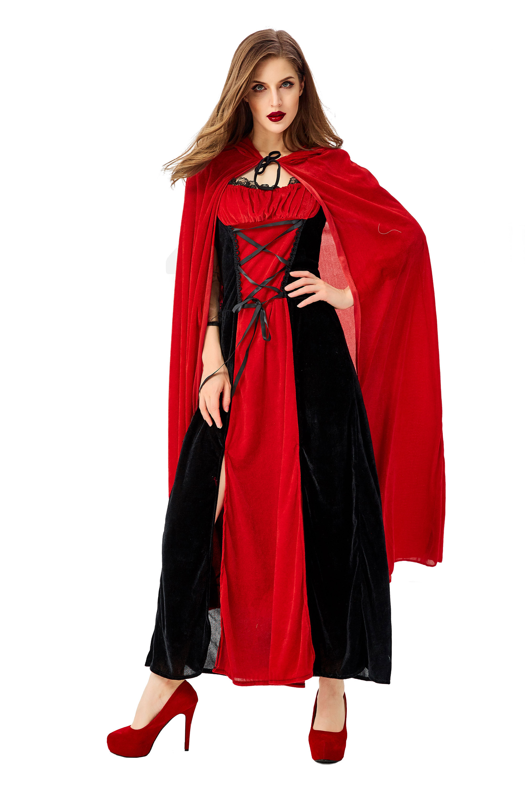 Sexy Vampire Dracula Disfraces Adult Woman Costume Halloween Female Halloween Costume for Cosplay Use