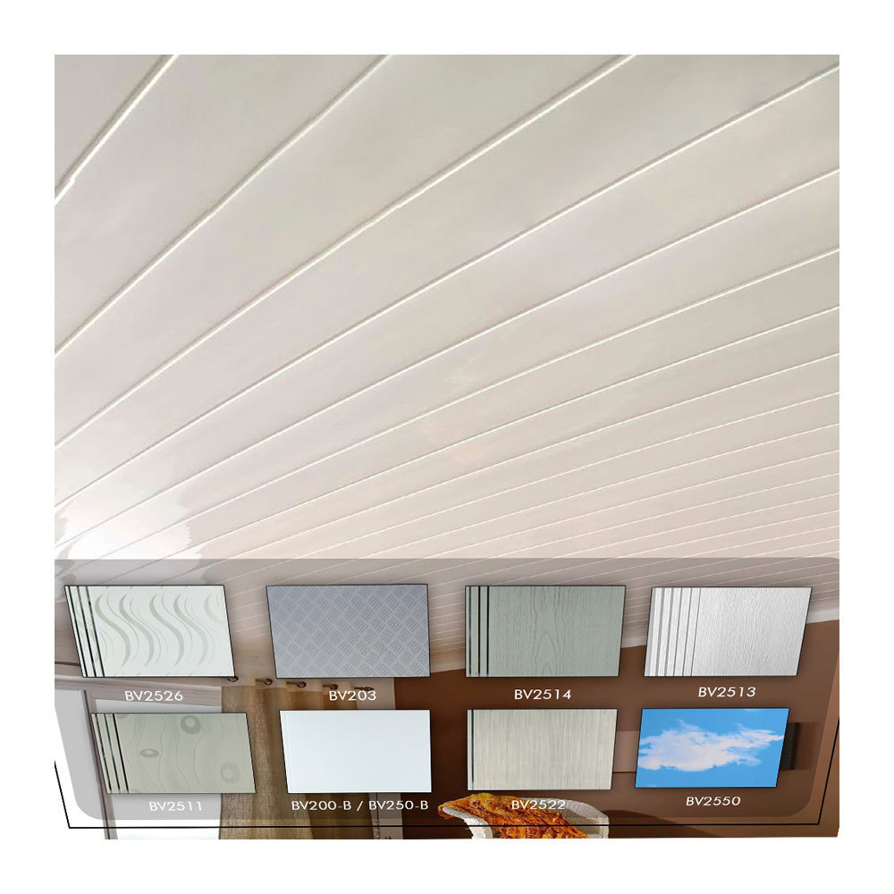 Longtime Upholstery Forro De PVC Waterproof Scratch Resistant PVC Panel Ceiling for Brazil