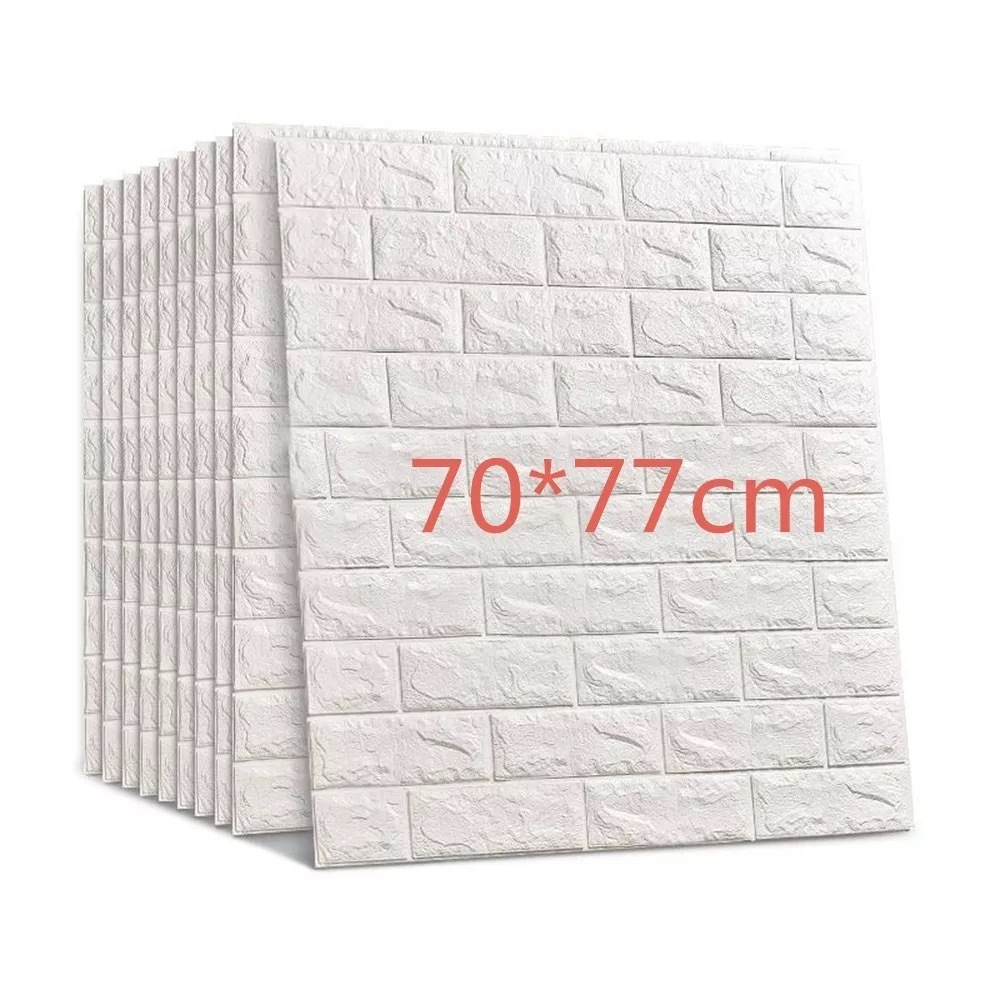 Longtime Factory Outlet Brick Design 3D Wall Panel Peel and Stick Red Brick for Bedroom