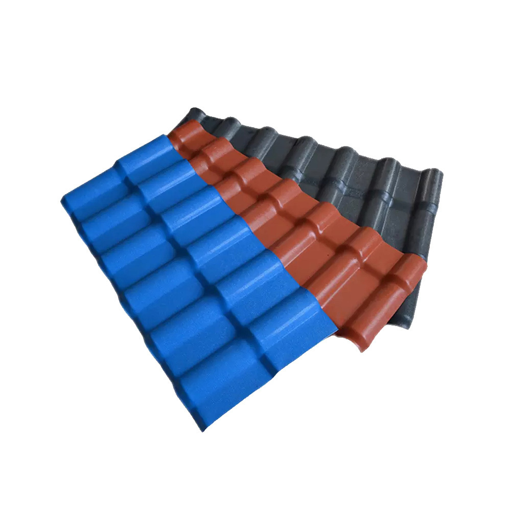 Longtime Heat resistance product ASA synthetic spanish roof tile price philippines multi color