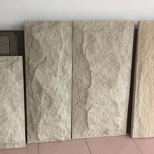 Longtime factory Easy Installation PP Mushroom Stone Artificial Stone Panel Faux Wall for decoration