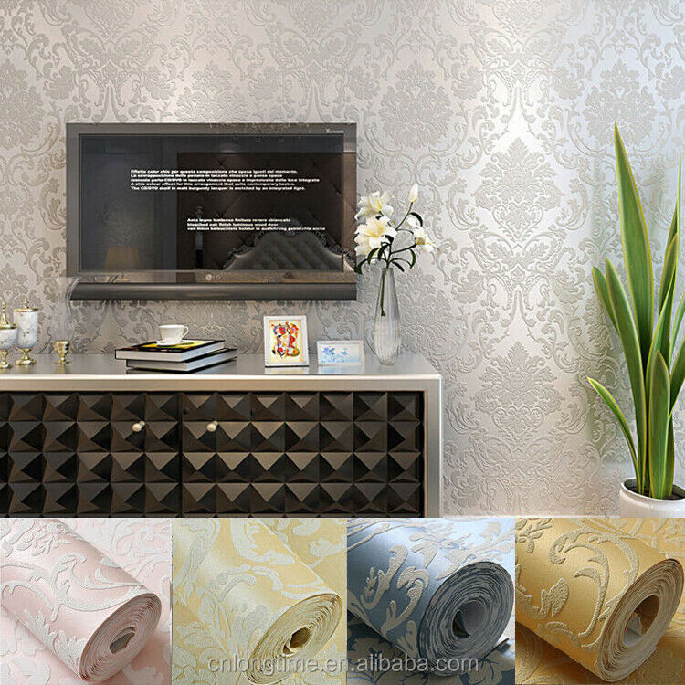 Longtime High quality self adhesive wallpaper pvc lamination film for decoration