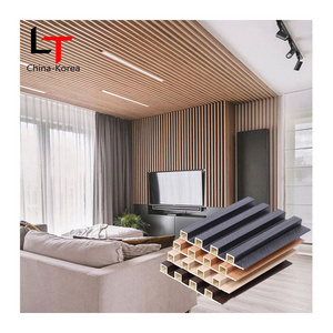 Longtime Modern Wpc Louvers Type Wall Cladding Board Capped Wpc Iutdoor Wood Plastic Composite Wall Panel 3d pared panel