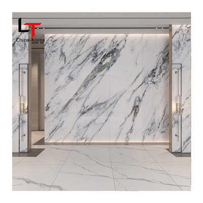 OEM Custom 1220x2440 1220x2800 Artificial PVC Plastic Materials Wall Panel / UV Marble Sheet