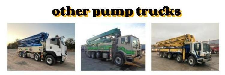 38m 42m 48m 52m 56m  small used truck mounted concrete boom pump truck