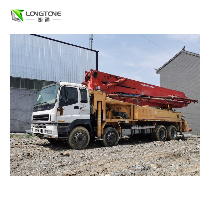 second hand putzmeister concrete boom m36 pump trucks for sale