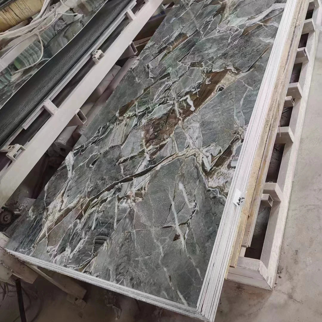 1220mm*2440mm high glossy uv marble pvc wall panels sheet celling board water proof interior wall boards