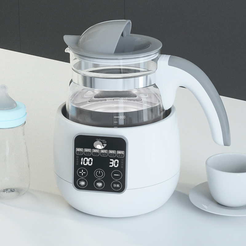 Instant Automatic Heating Baby Milk Machine Baby Formula Milk Maker Machine Electric Custom Digital Aluminium Glass Tea Kettle