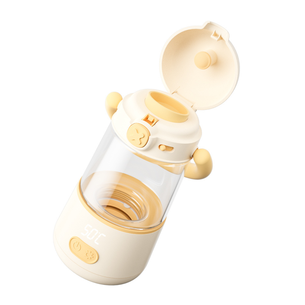 Portable Outdoor Travel Electric Smart Wireless Hot Water Baby Food Fast Feeding Bottle Warmer For Milk