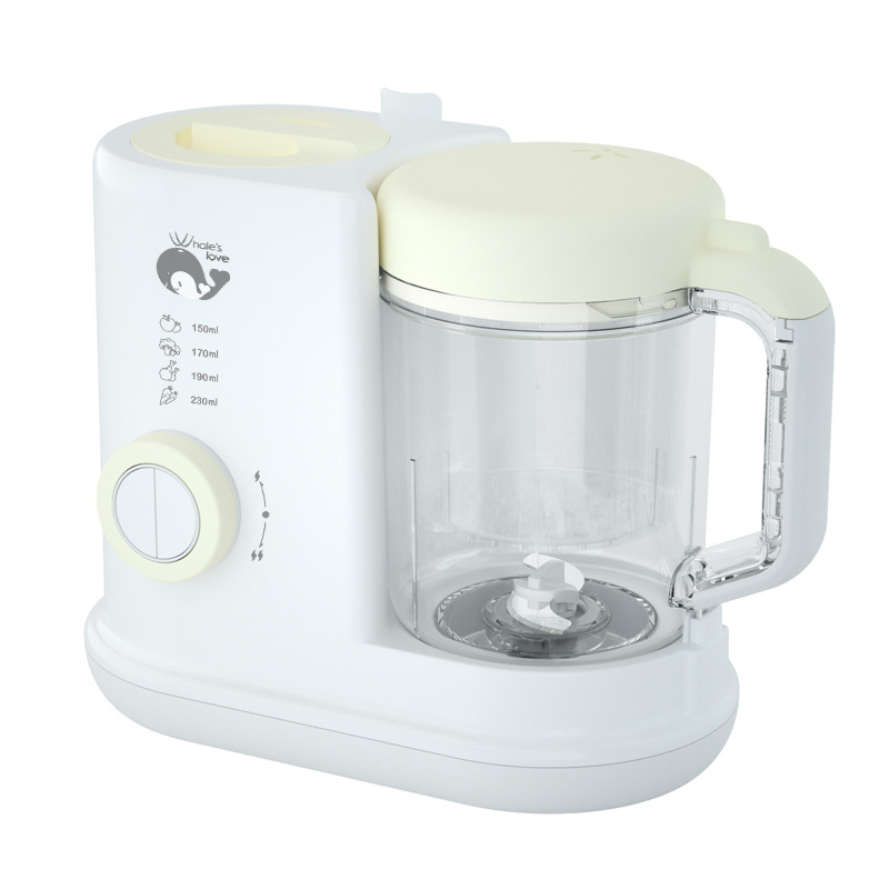 Multifunctional Blender Small Home Use Baby Bottle Warmer Manual Baby Food Processor and Steamer Electric Plastic Customized 400