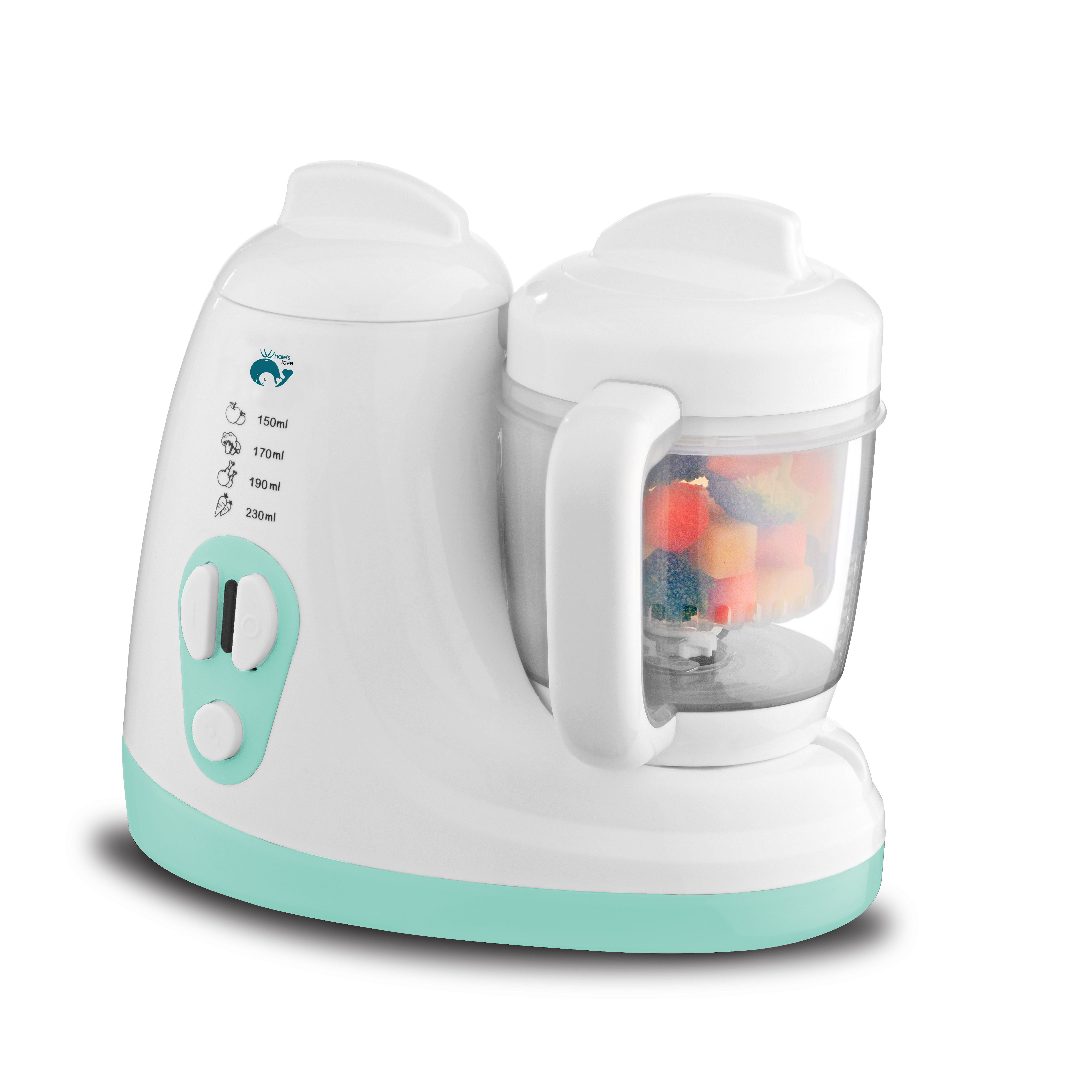 4 in 1 multifunctional mini electric manual baby steamer and food processor blender