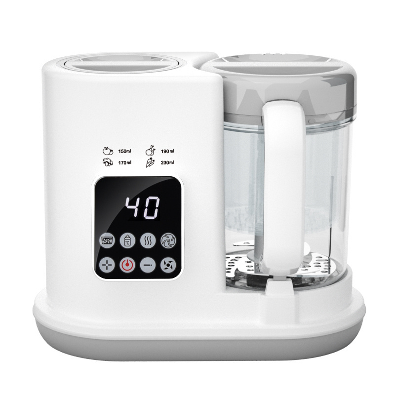 Touch Screen Control White Baby Food Maker One Step Baby Food Processor Steamer Baby Food Puree Maker with Self Cleans