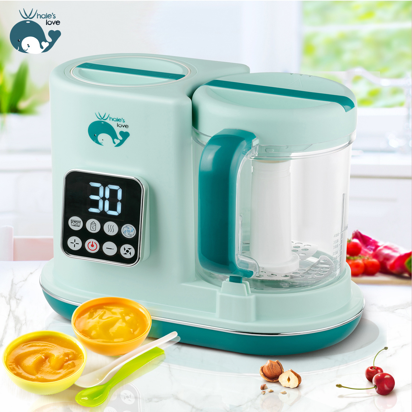 CE CB Certified Multi-functional Electric Baby Food Maker Processor Blender Procesador De Alimentos Plastic Customized BR 100