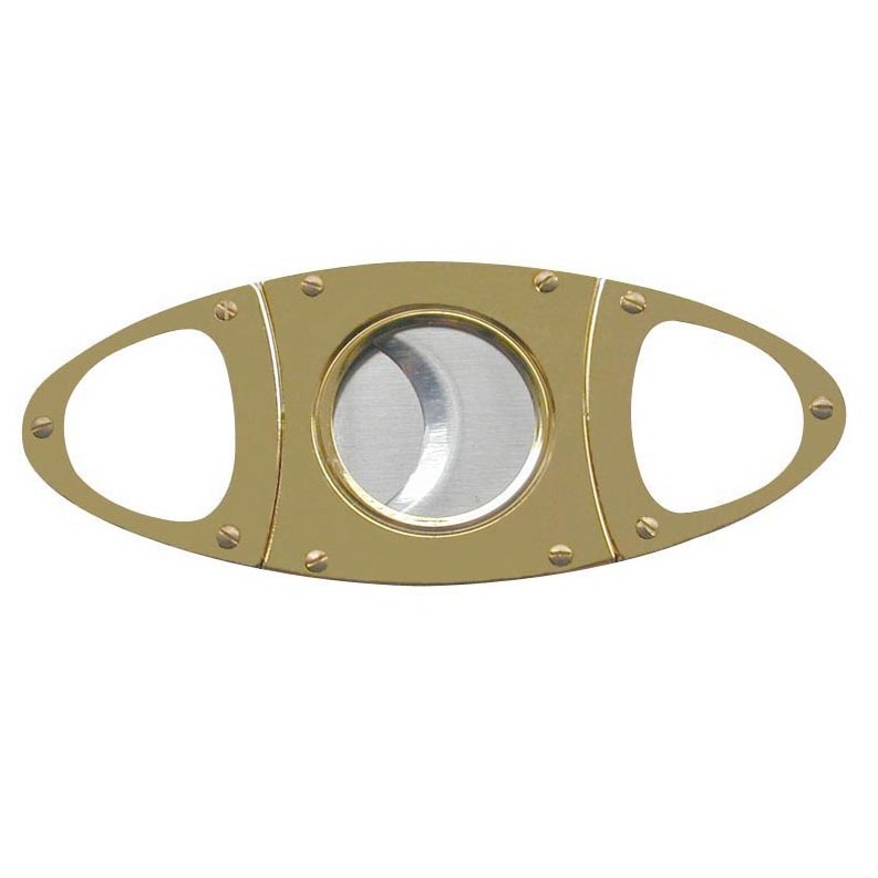 Gold Stainless Steel cigar cutter cigar accessories gift with gift box cigar cutter