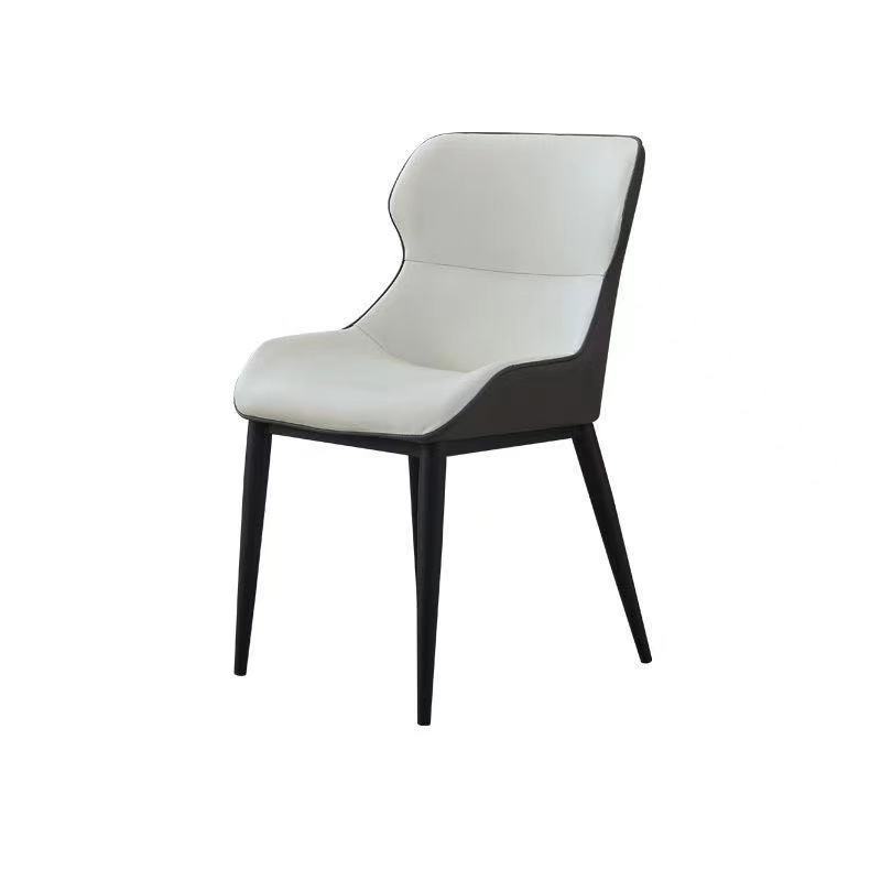 Wholesale Nordic Modern Home Furniture Velvet Fabric Dining Chair Metal Legs Cafe Bedroom Leisure-Vanity Arm Dinning Chair