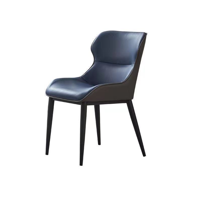 Wholesale Nordic Modern Home Furniture Velvet Fabric Dining Chair Metal Legs Cafe Bedroom Leisure-Vanity Arm Dinning Chair