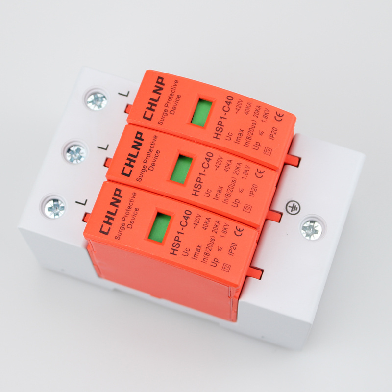 Surge protection device Household 2P 4P arrester surge protector 20KA 40KA 60KA First class surge 380V spd power ranger