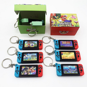 Custom logo Keychain Super mario animal crossing game model 3D switch keychain accessories for game fans