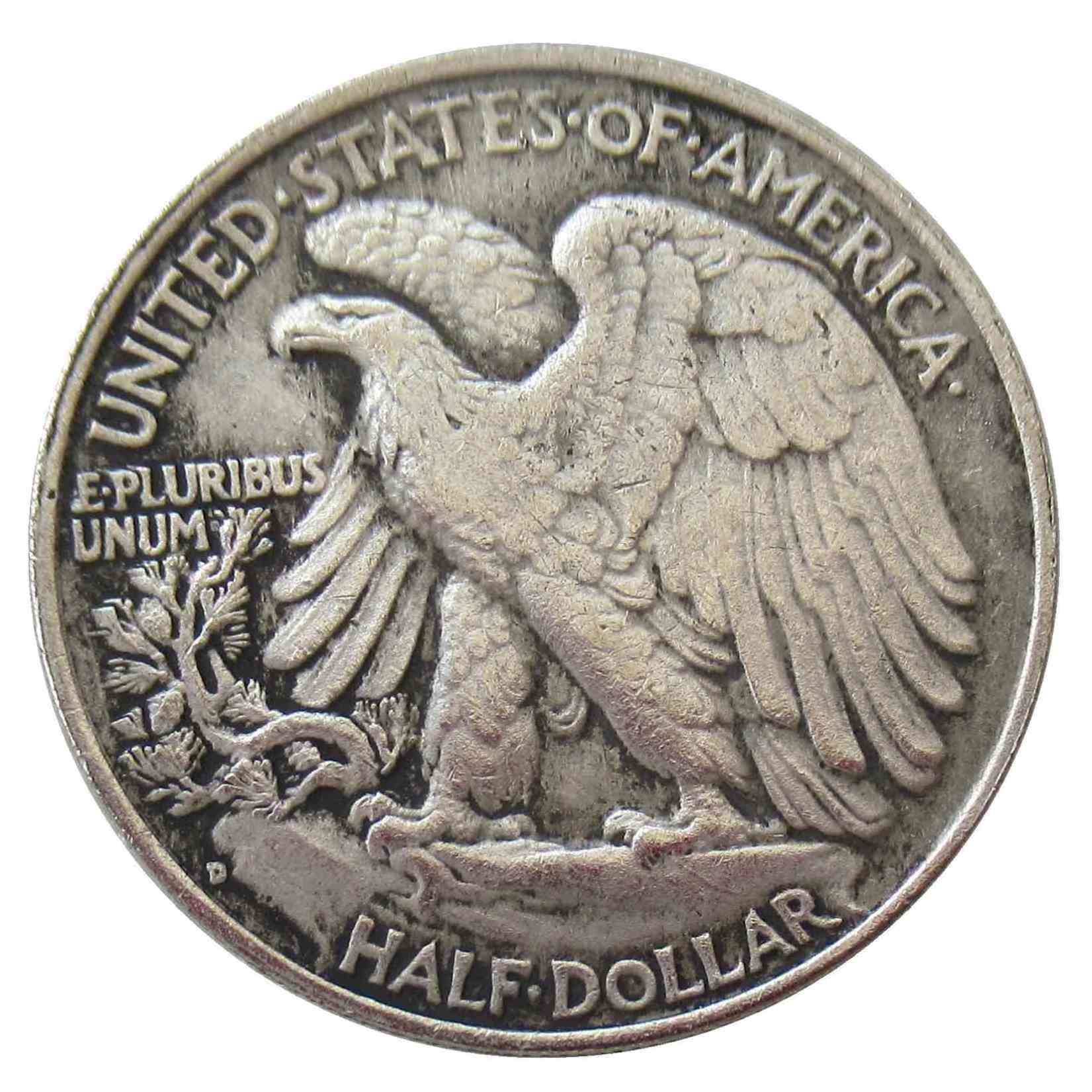 Wholesale 1943 P/D/S Walking Liberty Half 50 Cents Dollar Silver Plated US Reproduction Decorative Commemorative Coins