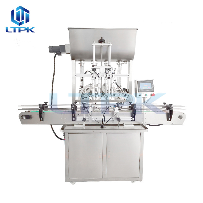 custom manual automatic food ice cream yogurt syrup peanut butter paste bottle piston filling machine