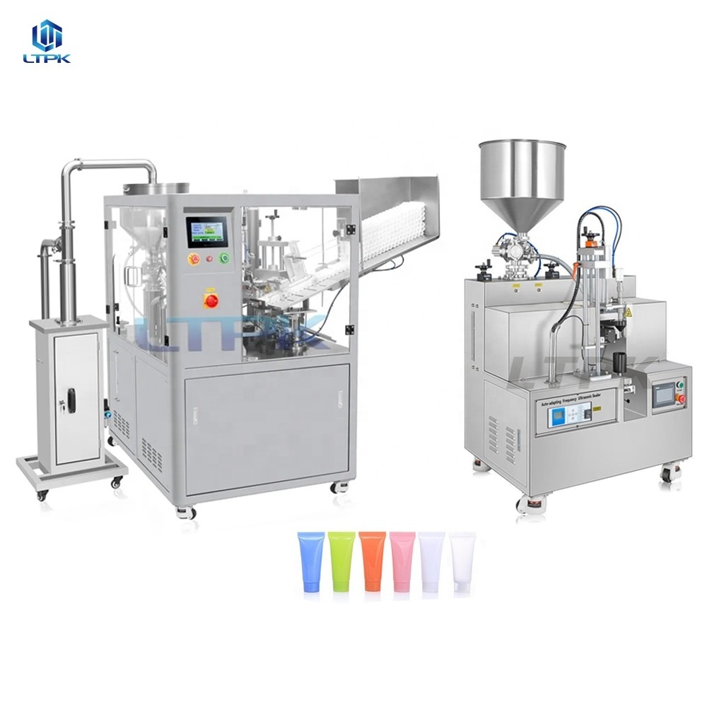 Ultrasonic aluminum plastic soft tube filing sealing machine of all kinds for gel cosmetic hand cream toothpaste body lotion