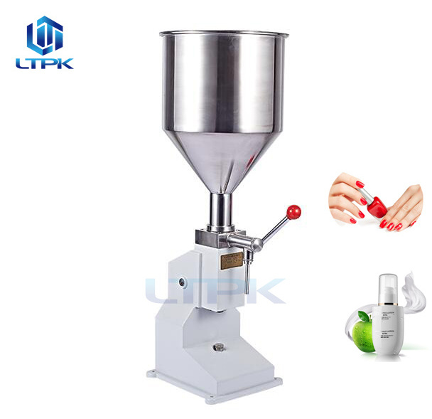 hand manual small cosmetic shampoo lotion nail polish bottle filling machine