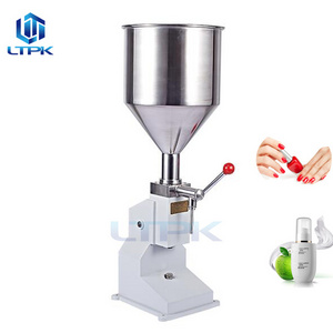 hand manual small cosmetic shampoo lotion nail polish bottle filling machine