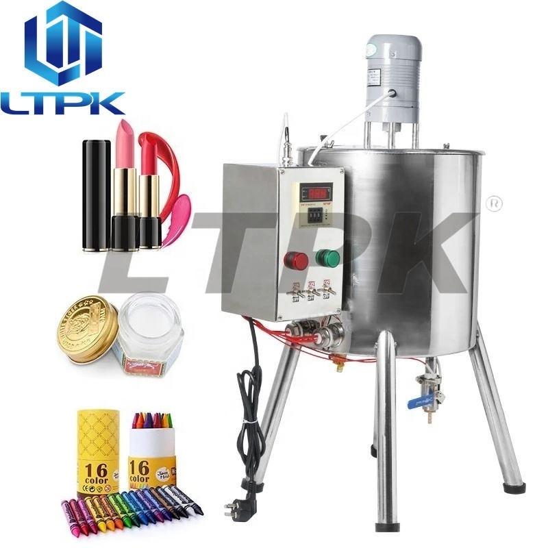 Automatic 15/30L Small Mixer Lipstick Filler Lip Balm Making Machine Liquid Chilli Paste Filling Machine